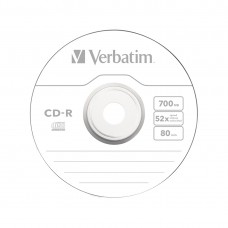 Диск CD-R Verbatim (43432) 700MB 25штук Незаписанный