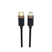 Duracell USB 9012 USB to Lightning интерфейс кабелі қара