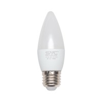 Электрическая лампа светодиодная SVC LED C35-9W-E27-3000K, Тёплый