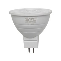 Электрическая лампа светодиодная SVC LED JCDR-7W-GU5.3-4200K, Нейтральный