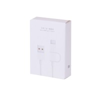 Xiaomi 100cm MICRO USB және Type-C интерфейс кабелі ақ түсті