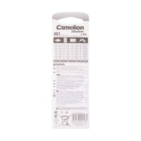 CAMELION Alkaline Ag1-bp10 батареясы(0% Hg) 10 дана блистерде CAMELION Alkaline Ag1-bp10 батареясы(0% Hg) 10 дана блистерде