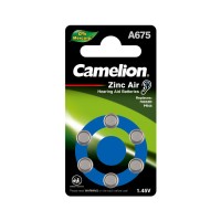 Батарейка CAMELION Zinc Air A675-BP6(0%Hg) 6 шт. в блистере Батарейка CAMELION Zinc Air A675-BP6(0%Hg) 6 шт. в блистере