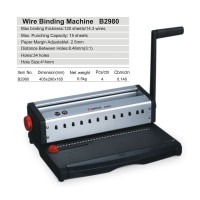 Переплётная машина на железную пружину COMIX B2980, 120л./14,3мм. Переплётная машина на железную пружину COMIX B2980, 120л./14,3мм.