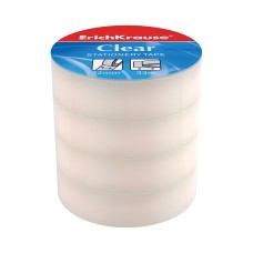 ErichKrause® Clear Жабысқақ Таспалар пакеті, 12ммх33м (4 таспа)
