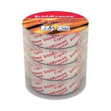 ErichKrause® Crystal Жабысқақ Таспалар пакеті, 12ммх33м (4 таспа)