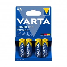 Varta Longlife power mignon 1.5 V - LR6/AA 4 дана көпіршікті батарея