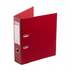 Папка-регистратор Deluxe с арочным механизмом, Office 3-RD24 (3\" RED), А4, 70 мм, красный
