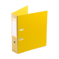 Папка-регистратор Deluxe с арочным механизмом, Office 3-YW5 (3\" YELLOW), А4, 70 мм, желтый Папка-регистратор Deluxe с арочным механизмом, Office 3-YW5 (3\" YELLOW), А4, 70 мм, желтый