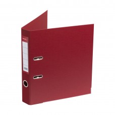 Папка-регистратор Deluxe с арочным механизмом, Office 2-RD24 (2\" RED), А4, 50 мм, красный