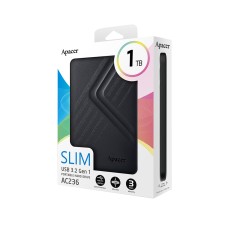 Внешний жёсткий диск Apacer 1TB 2.5\" AC236 Чёрный