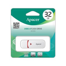 Apacer AH333 32GB USB дискісі ақ түсті