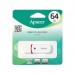 Apacer AH333 64GB USB дискісі ақ түсті