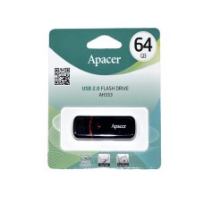Apacer AH333 64GB USB дискісі қара