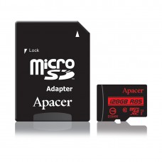 Apacer жад картасы AP128GMCSX10U5-R 128GB + адаптер