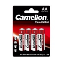 Батарейка CAMELION Plus Alkaline LR6-BP4 4 шт. в блистере Батарейка CAMELION Plus Alkaline LR6-BP4 4 шт. в блистере