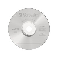 CD-R дискісі Verbatim (43343) 700MB 50 дана жазылмаған