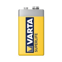 Батарейка VARTA Superlife (Super Heavy Duty) E-Block 9V - 6F22P 1 шт. в пленке Батарейка VARTA Superlife (Super Heavy Duty) E-Block 9V - 6F22P 1 шт. в пленке