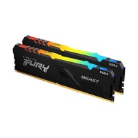 Kingston FURY Beast RGB kf436c17bbak2 / 16 DDR4 16GB жад модулінің жиынтығы (Kit 2x8GB) 3600MHz