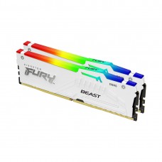Kingston FURY beast White RGB жад модульдерінің жиынтығы KF552C36BWEAK2-32 DDR5 32GB (Kit 2x16GB)