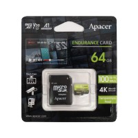 SD адаптері бар Apacer ap64gedm1d05-R 64GB жад картасы