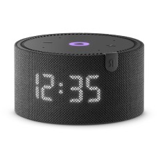 Яндекс ақылды динамигі шағын сағаттық станция қара оникс