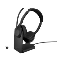 Jabra evolve2 55 link380c MS stereo stand гарнитурасы Jabra evolve2 55 link380c MS stereo stand гарнитурасы