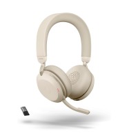 Jabra evolve2 75 Link380a MS Stereo beige USB-A гарнитурасы