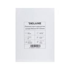 Пленка для ламинирования Deluxe A4 80мик 100шт
