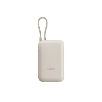 Портативный внешний аккумулятор Xiaomi Power Bank 10000mAh (Integrated Cable) Tan GL Портативный внешний аккумулятор Xiaomi Power Bank 10000mAh (Integrated Cable) Tan GL