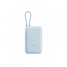 Xiaomi Power bank 10000mAh портативті қуат банкі (интеграцияланған кабель) Ice Blue GL