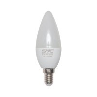 Электр шамы жарықдиодты SVC LED C35-7W-E14-4200K, бейтарап