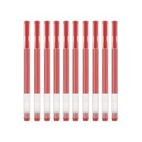 Xiaomi сыйымдылығы Жоғары Гельдік Қалам (10-пакет) Қызыл