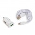 Ldnio DL-C17 1 автомобиль зарядтағышы * USB Lightning ақ