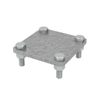 Соединитель полоса-полоса 80х80 мм DKC NG3105 горячеоцинкованная сталь Соединитель полоса-полоса 80х80 мм DKC NG3105 горячеоцинкованная сталь