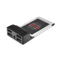 USB HUB 4 портындағы Deluxe dla-uh4 pcmci CardBus адаптері