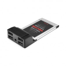 USB HUB 4 портындағы Deluxe dla-uh4 pcmci CardBus адаптері