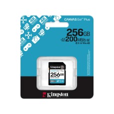 Kingston sdg4/256GB Canvas Go Plus Gen4 C10 UHS-I U3 V30 256GB жад картасы