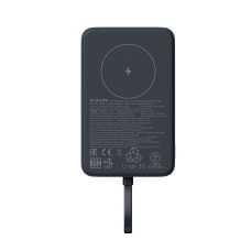 Портативный внешний аккумулятор Xiaomi 33W Magnetic Power Bank 10000mAh (Integrated Cable) Dark Gray