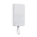 Портативті зарядтағыштар Xiaomi 33w magnetic power bank 10000mAh портативті қуат банкі (интеграцияланған кабель) ақ Xiaomi 33w magnetic power bank 10000mAh портативті қуат банкі (интеграцияланған кабель) ақ