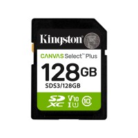 Kingston sds3/128GB Canvas select Plus C10 UHS-I U1 V10 128GB жад картасы