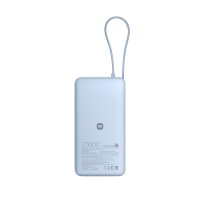 Портативный внешний аккумулятор Xiaomi 67W Power Bank 20000 (Integrated Cable) Ice Blue Портативный внешний аккумулятор Xiaomi 67W Power Bank 20000 (Integrated Cable) Ice Blue
