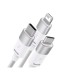 Кабели Интерфейсный кабель Baseus StarSpeed 1-for-3 USB to M+L+C 3.5A 1.2m White (CAXS000002) Интерфейсный кабель Baseus StarSpeed 1-for-3 USB to M+L+C 3.5A 1.2m White (CAXS000002)