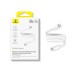 Интерфейсный кабель Baseus Foamed Silicone Pro Magnetic USB-C to USB-C 100W White 1m (E0426D01)
