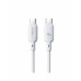 Интерфейсный кабель Baseus Silky Type-C to Type-C 100W 2m White (P10377704213-01)