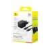 Baseus Palm C+U 20W EU Black қуат адаптері (c типті кабель жиынтығында) (P10111608113-01)