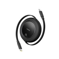 Интерфейсный кабель Baseus Free2Pull Mini USB-C to USB-C 100W 2m Black (P10364500113-01) Интерфейсный кабель Baseus Free2Pull Mini USB-C to USB-C 100W 2m Black (P10364500113-01)