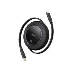 Интерфейсный кабель Baseus Free2Pull Mini USB-C to USB-C 100W 2m Black (P10364500113-01)