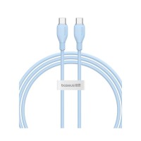 Интерфейсный кабель Baseus Ultra-Fast USB-C to USB-C 100W 1m Blue (P10376302312-01)