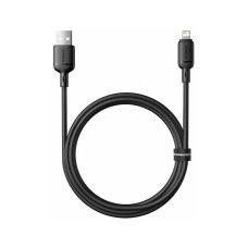 Интерфейсный кабель Baseus Silky USB to iP 2.4A 1m Black (P10377702113-00)